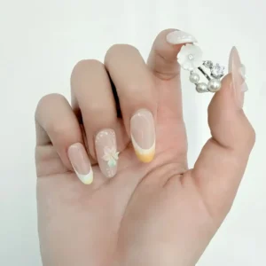 Summer Flower Press-On Nails