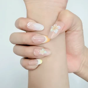 Summer Flower Press-On Nails