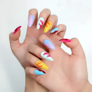 Pop Art Press-On Nails